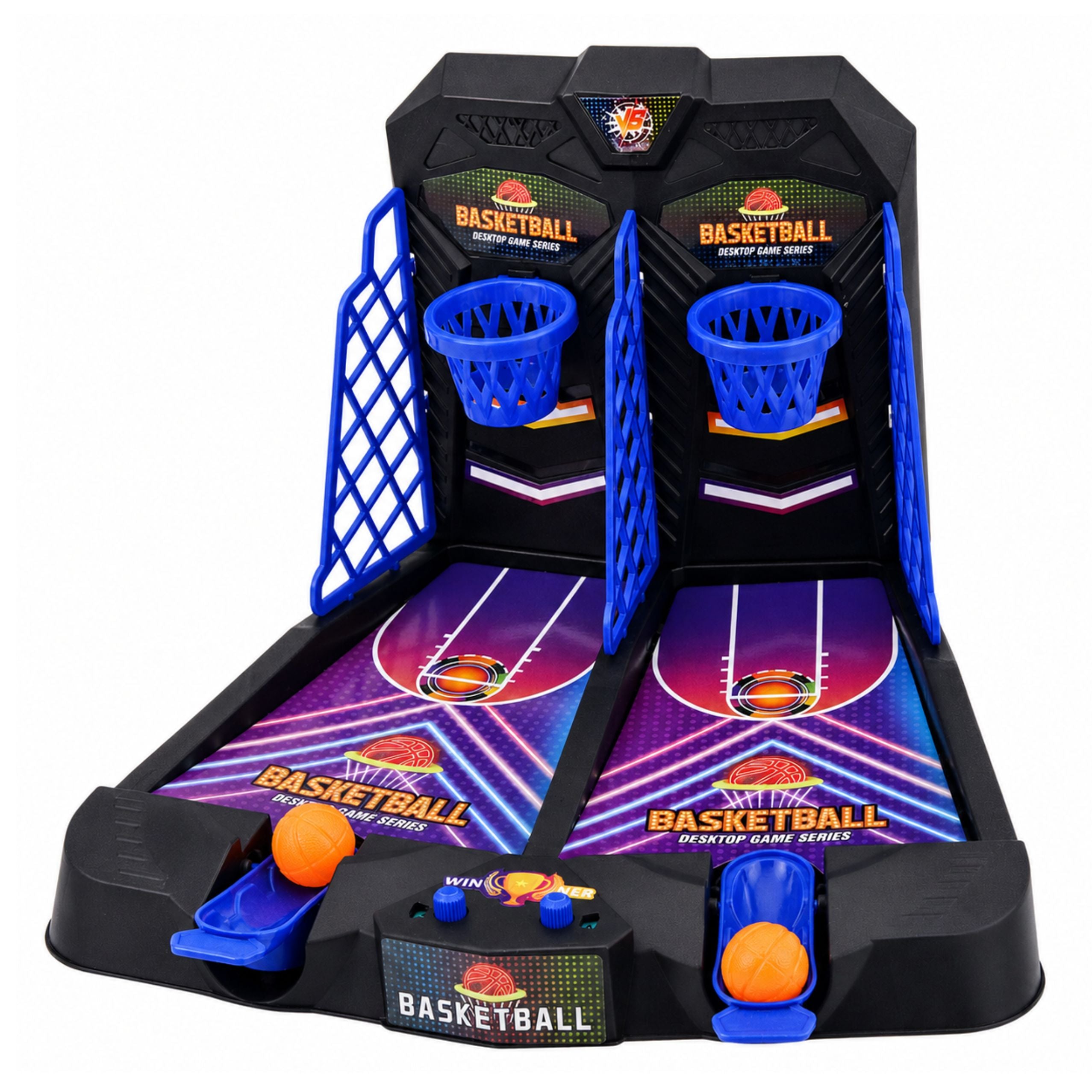 Mini Table Basketball Double Skill Game For 2 Players Scoring