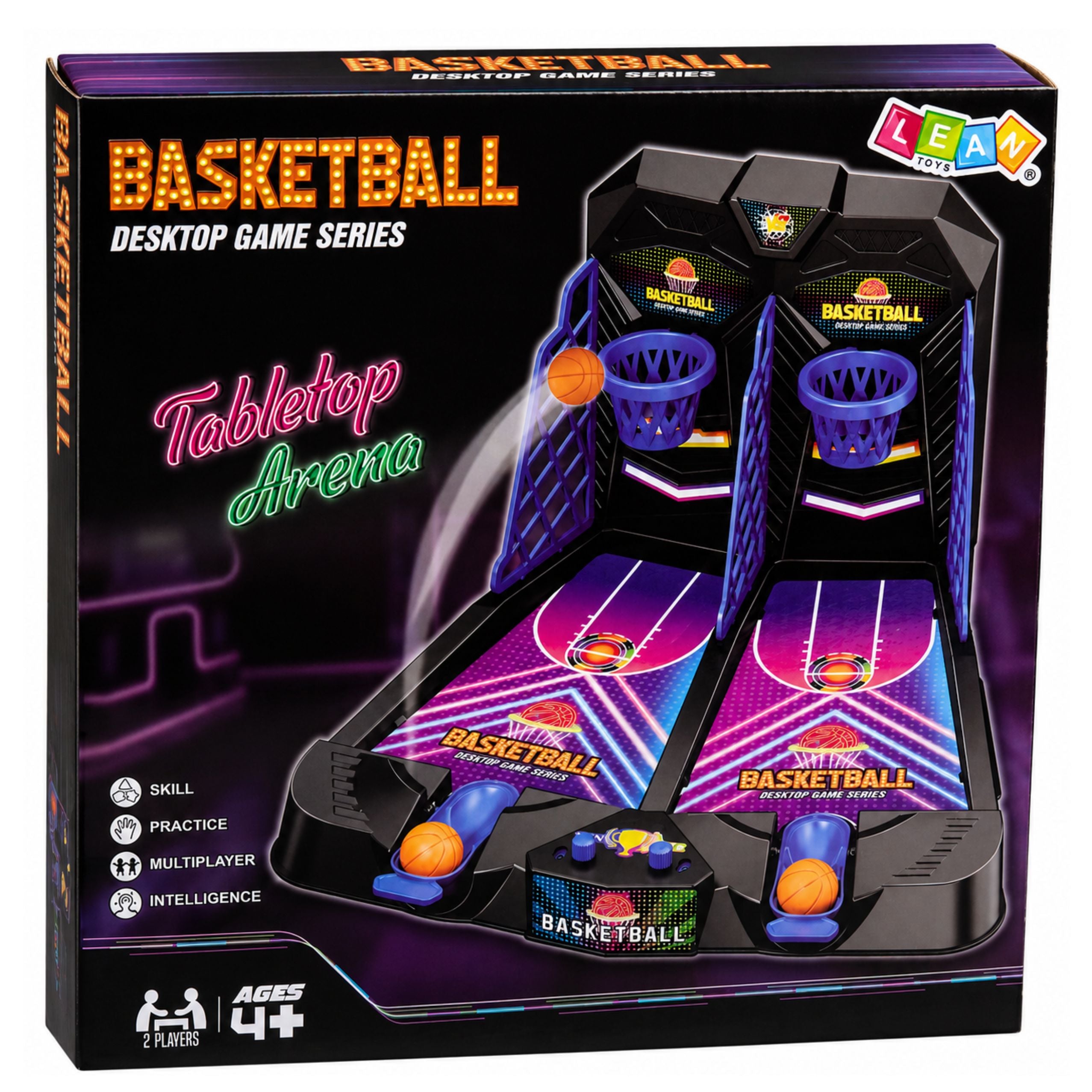 Mini Table Basketball Double Skill Game For 2 Players Scoring