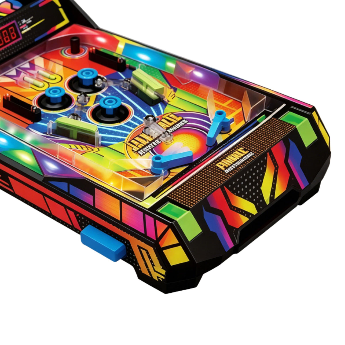 Cluiche Pinball Tabletop Meaisín Pinball Leictreonach Le Fuaimeanna Cuntar Pointe faoi stiúir