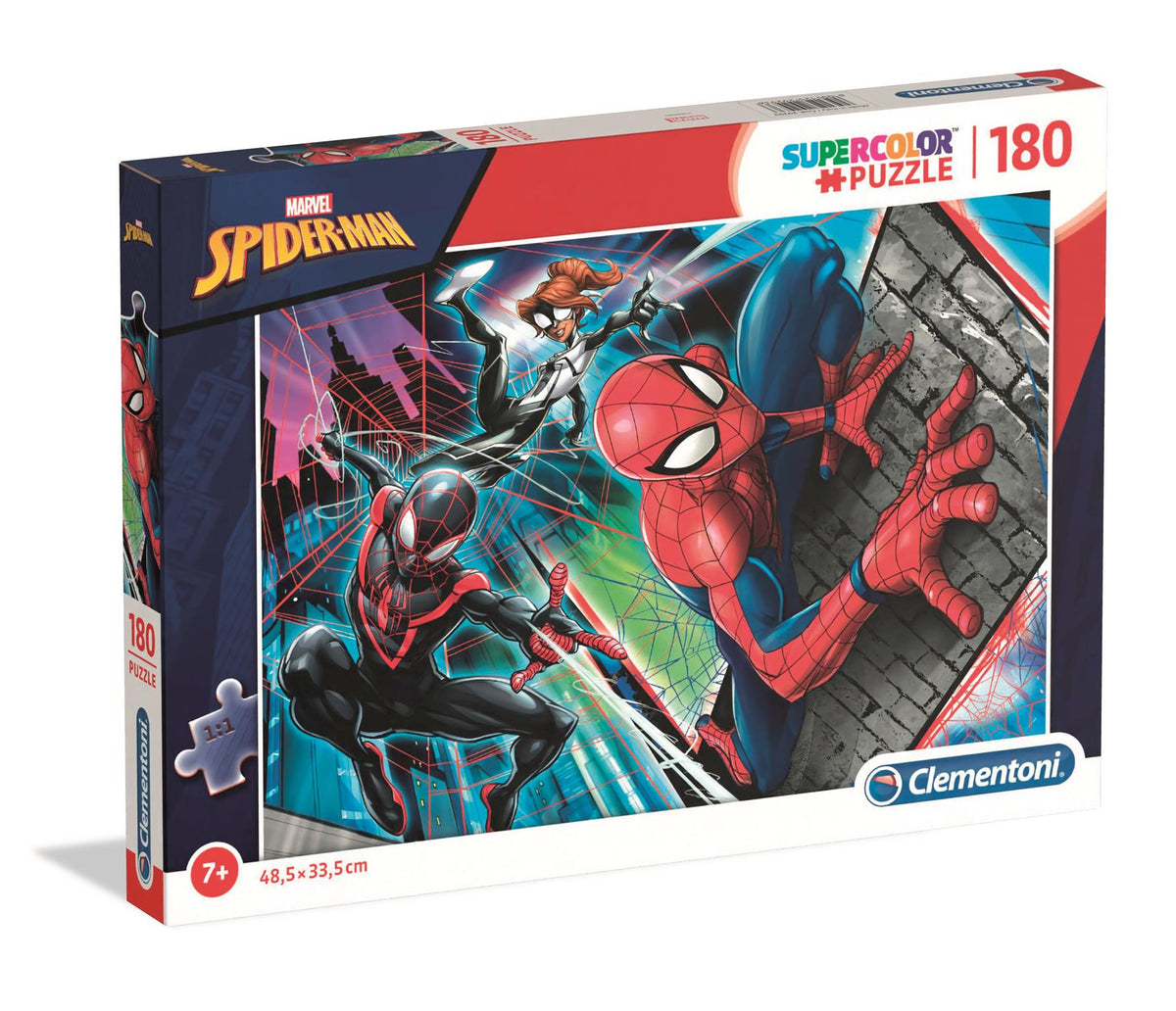 Puzzle 180 Super Color Marvel Spider-man Clementoni 29293