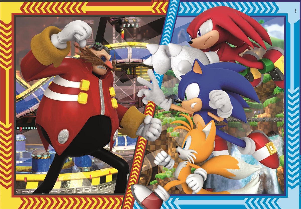 Puzzle 180 Super Color Sonic Clementoni 29795