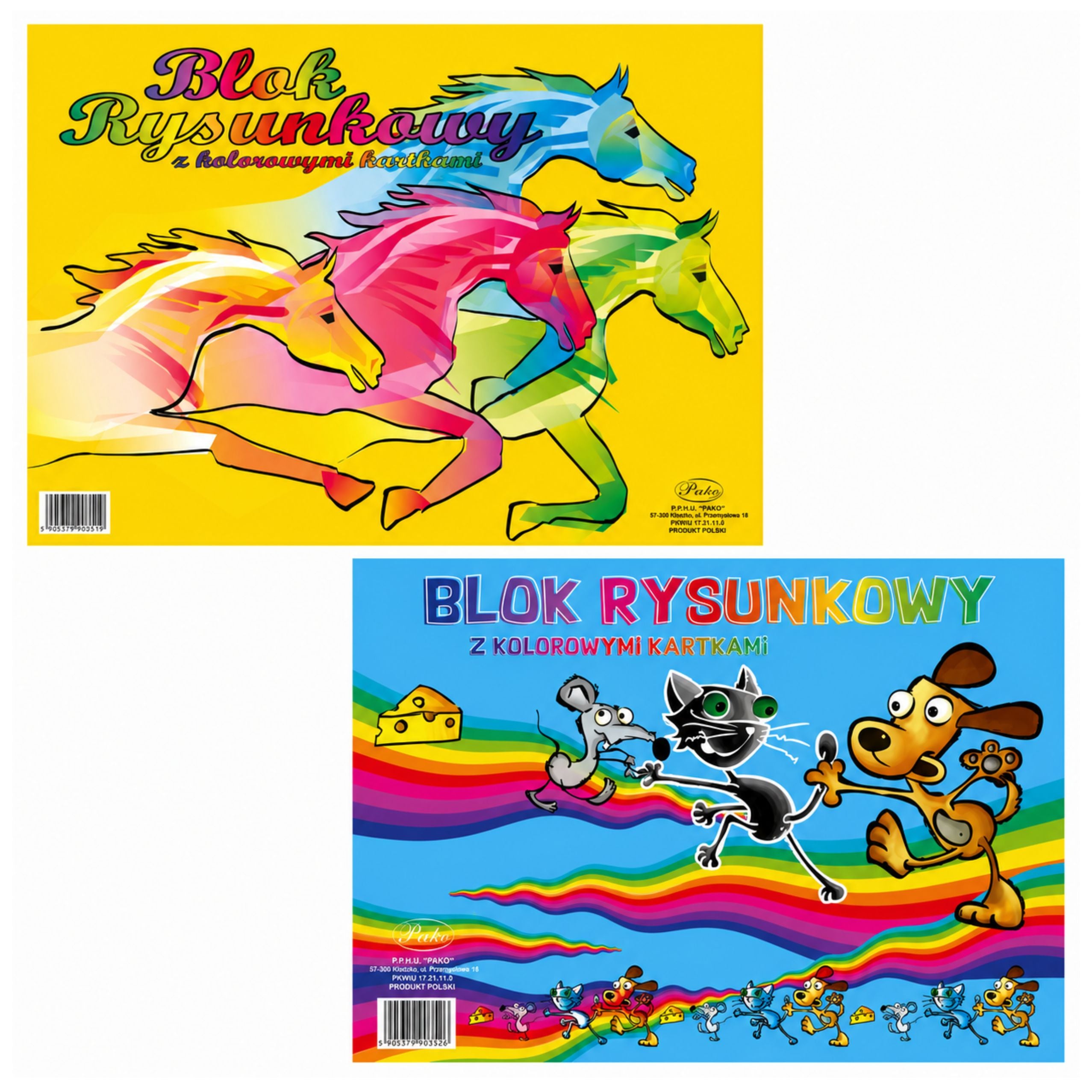 Protos Colored Drawing Pad A3