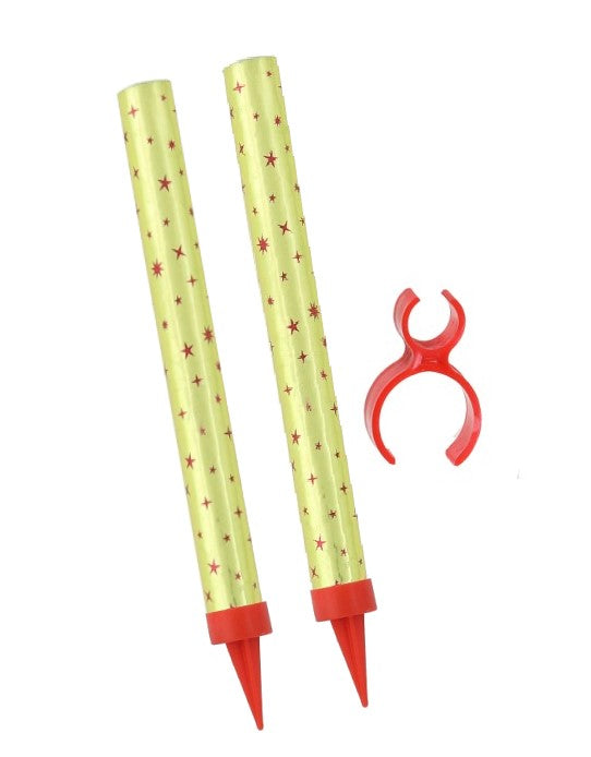 Arany szökőkút 15cm Tartóval 2db