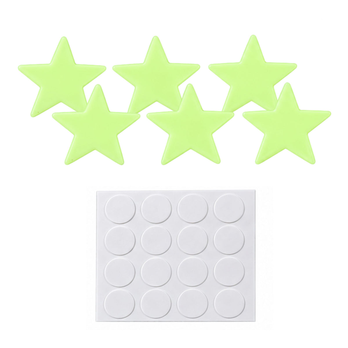 Fluorescent Butterflies Glow In The Dark Stars Wall Stickers