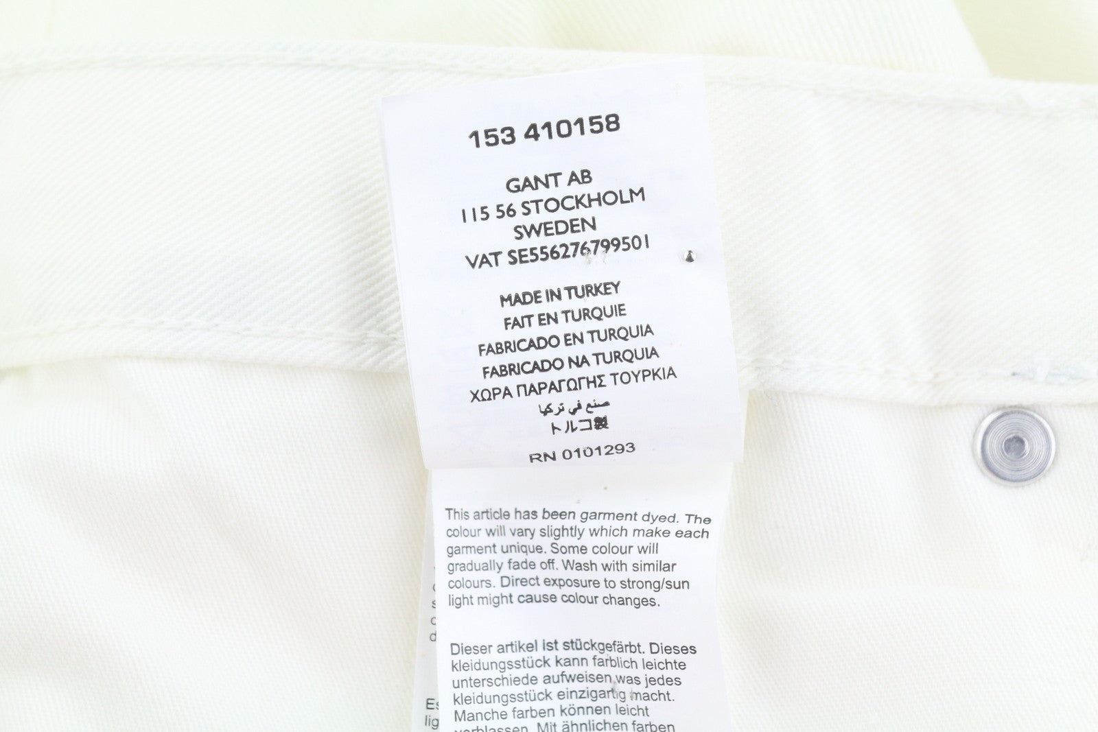 Jeans Rugger Slacker Vit