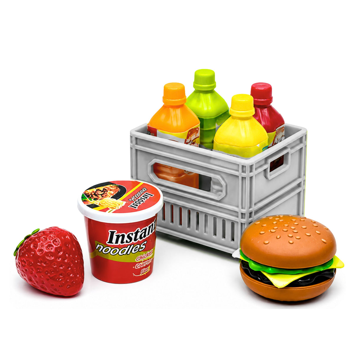 Orange Food Transport Truck 1:55