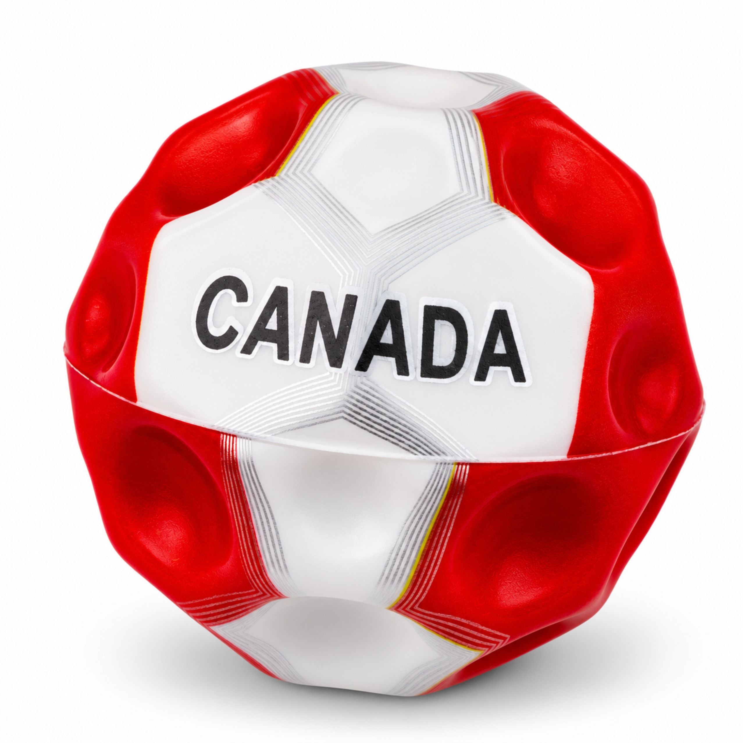 Foam Ball With Dimples For Bouncing Anti-stress Flag 7cm