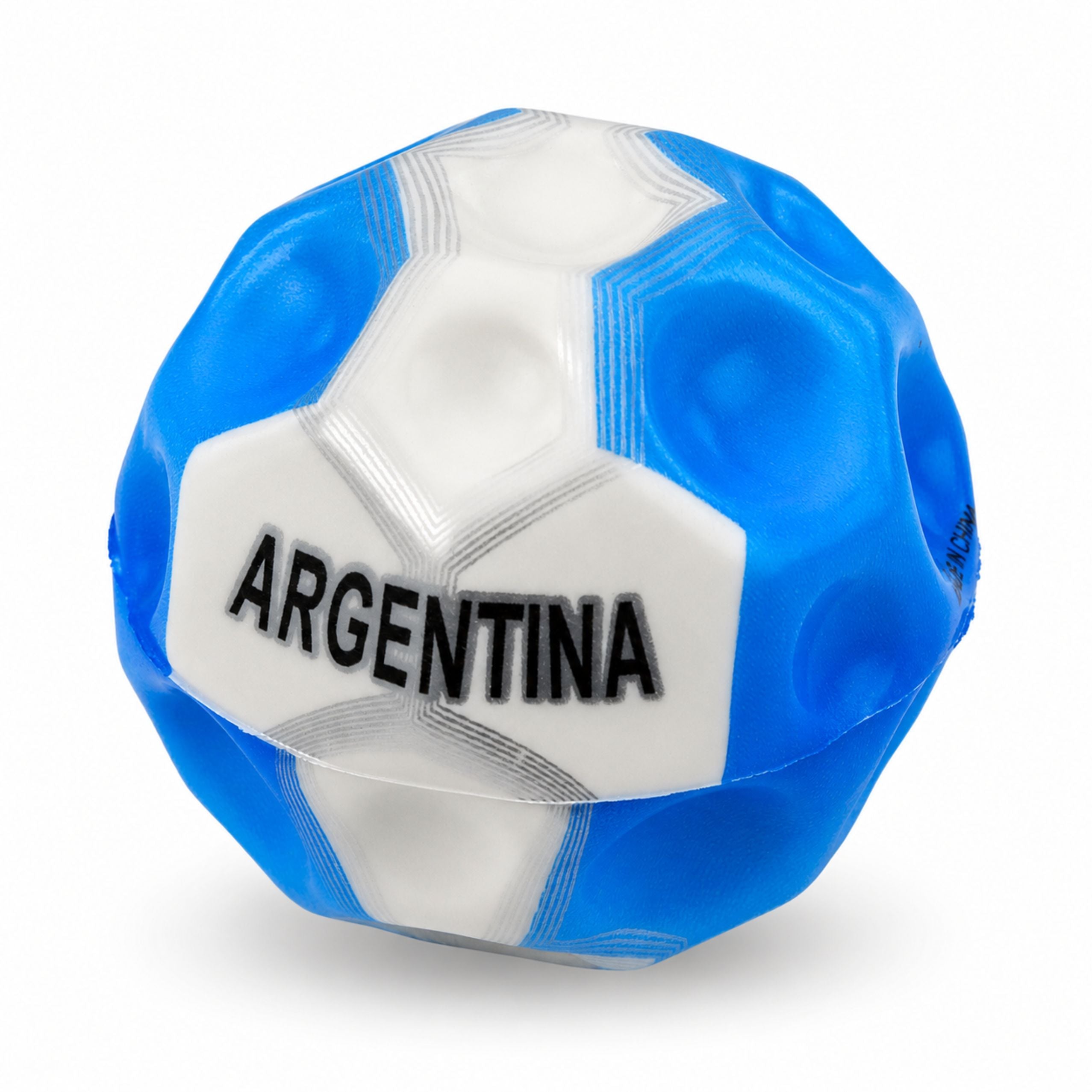 Foam Ball With Dimples For Bouncing Anti-stress Flag 7cm