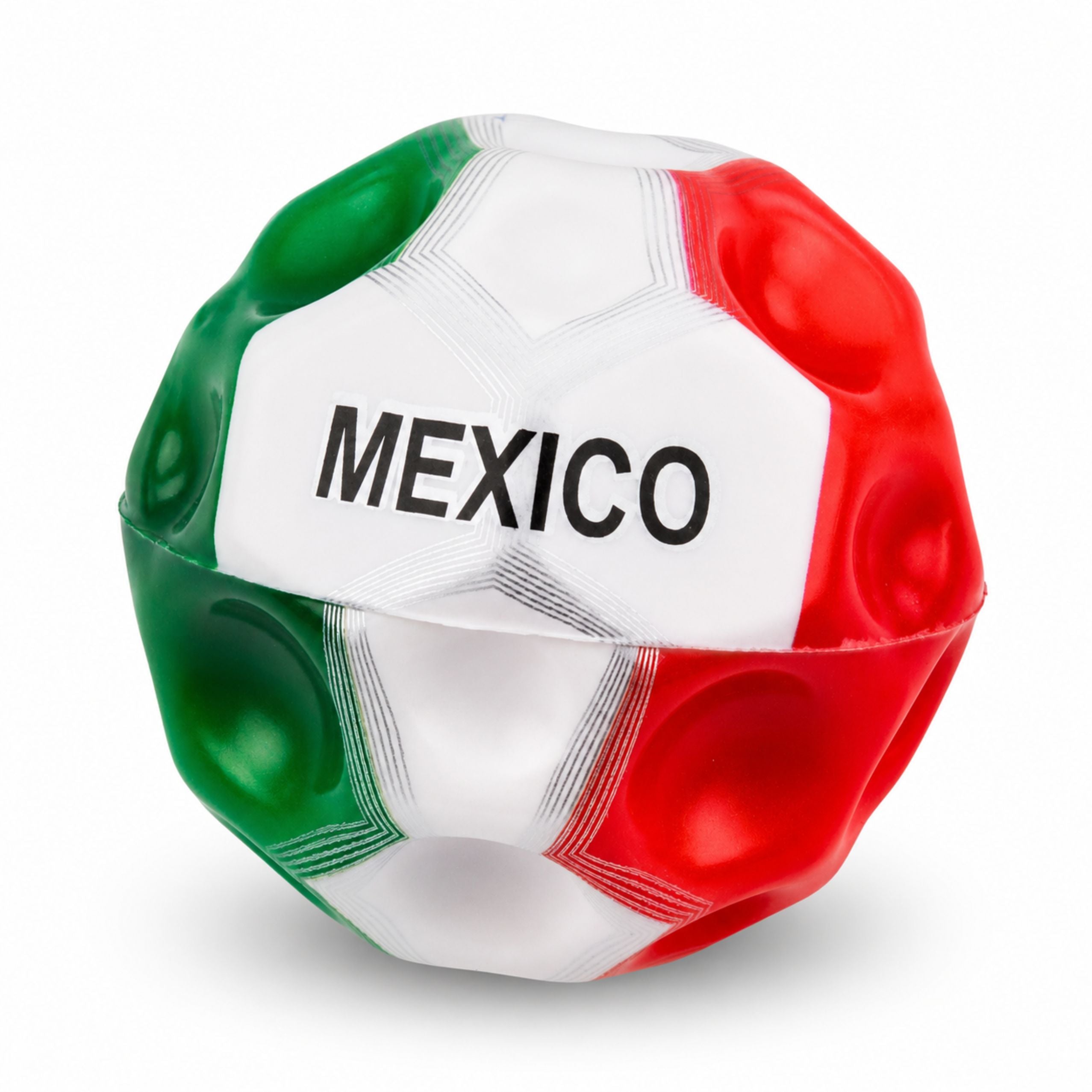 Foam Ball With Dimples For Bouncing Anti-stress Flag 7cm