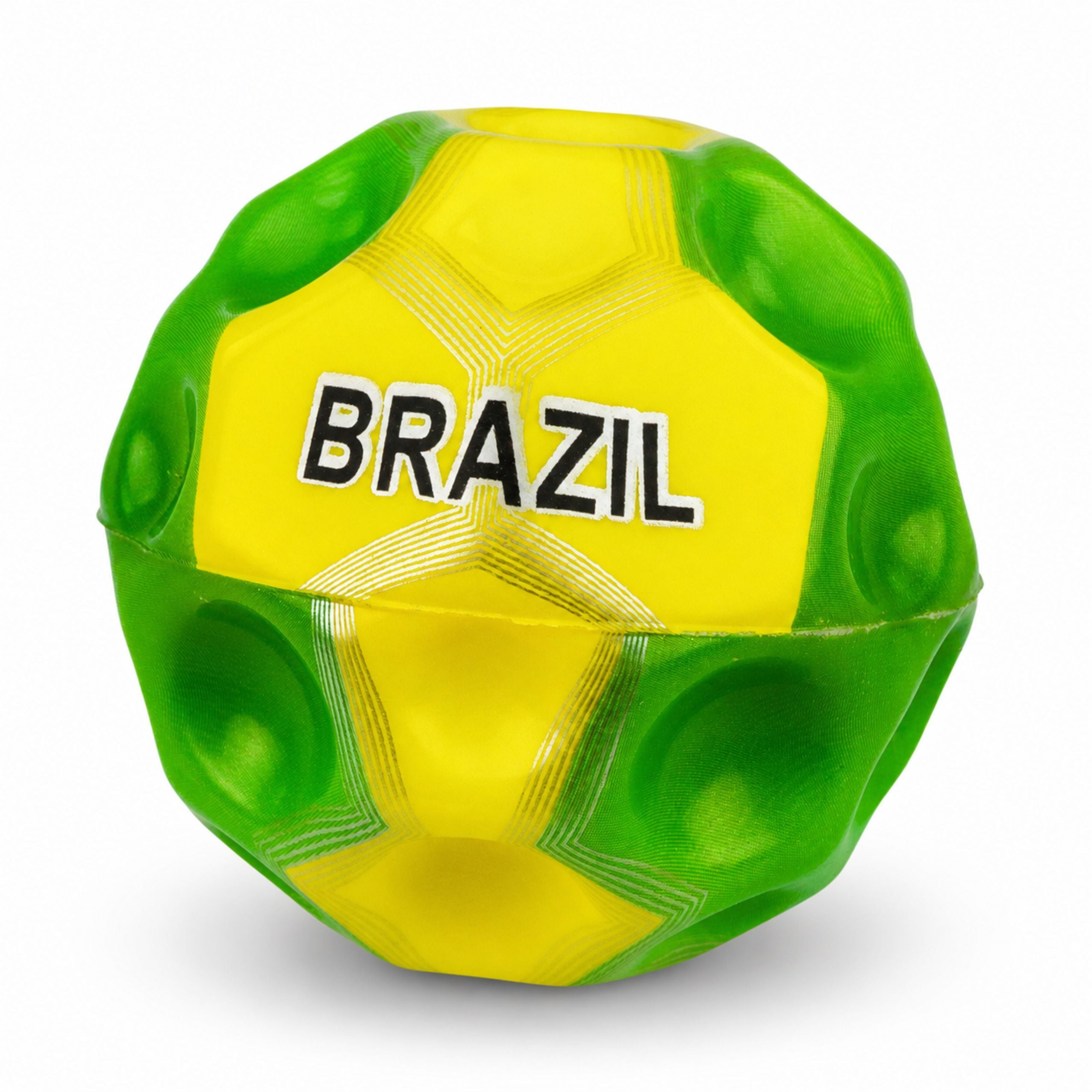 Foam Ball With Dimples For Bouncing Anti-stress Flag 7cm