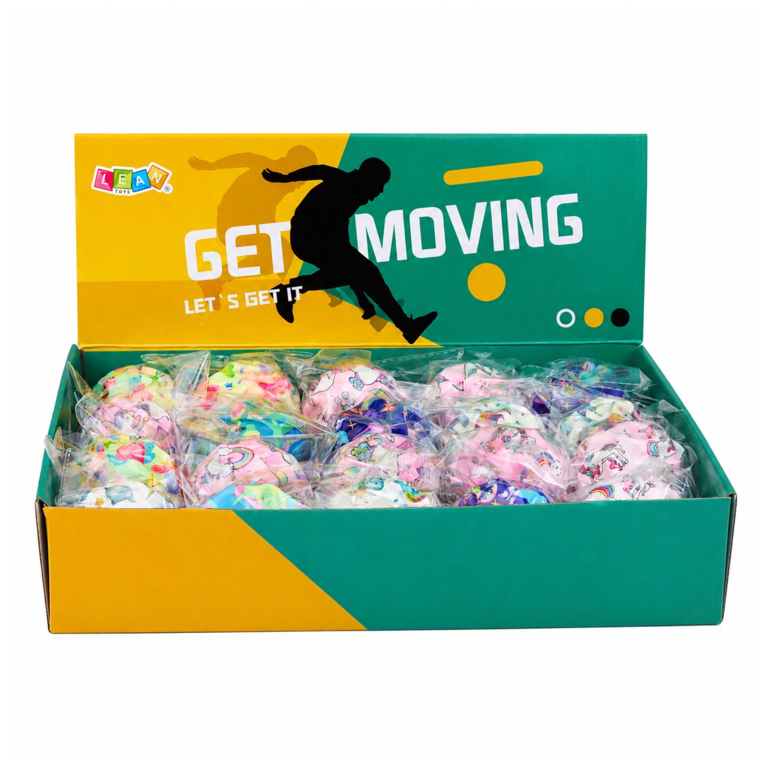 Foam Ball With Dimples For Bouncing Anti-stress Unicorns 7cm