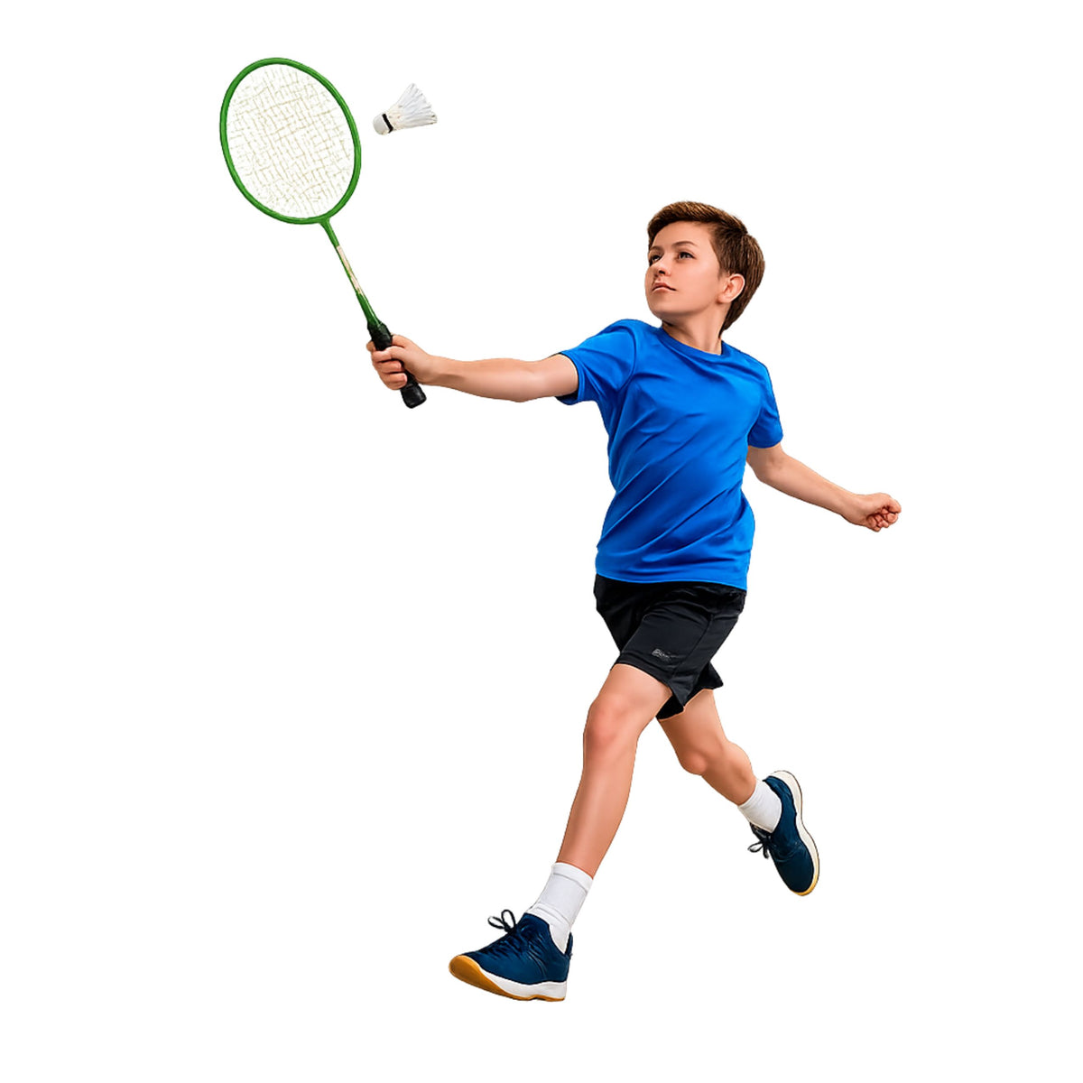 Set Badminton Racchette Volano Cover Verde