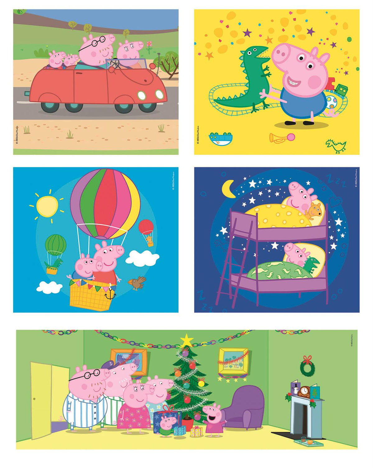 Puzzle 10-in-1 Super Color Peppa Pig Clementoni 20271