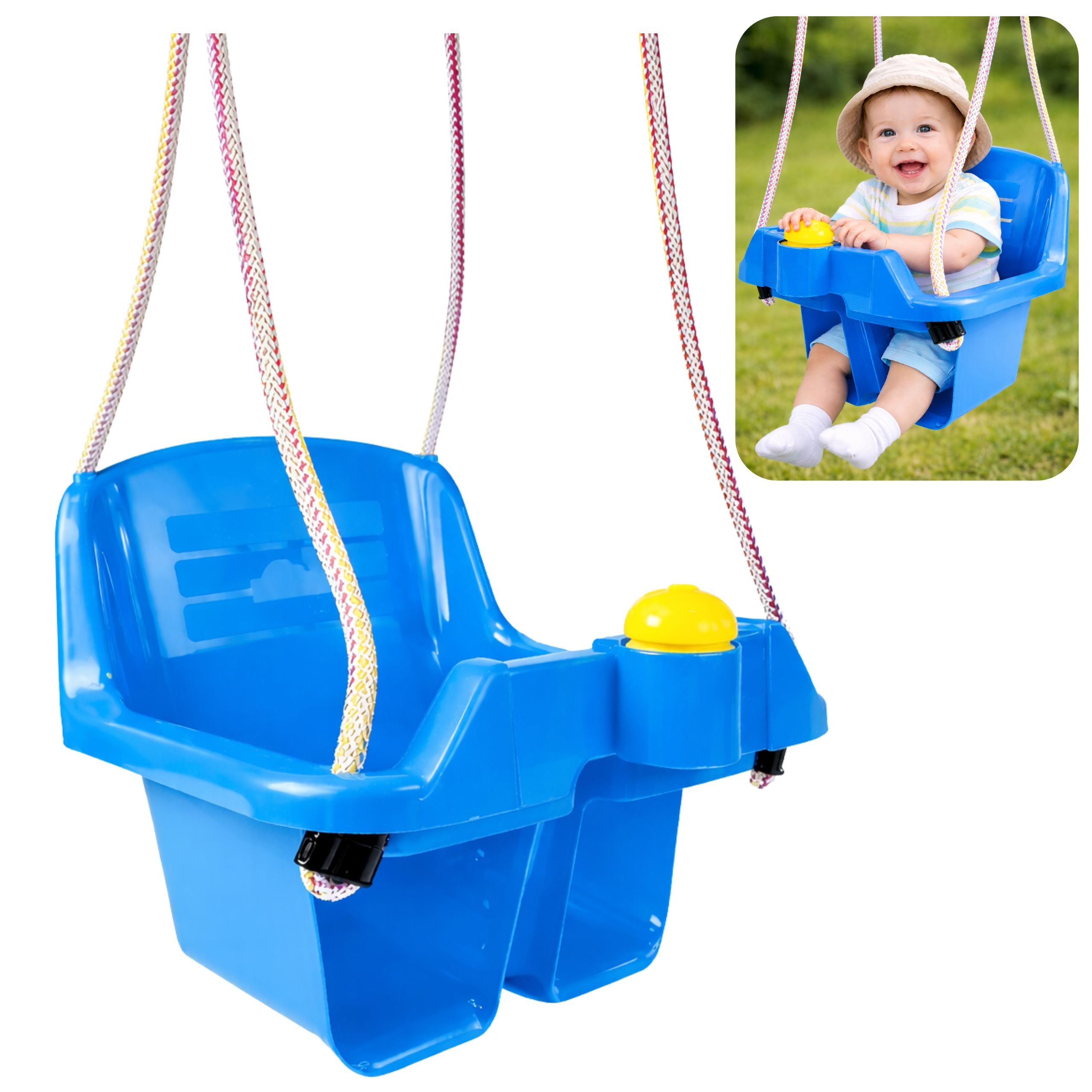 Blue Bucket Swing For Children 5237