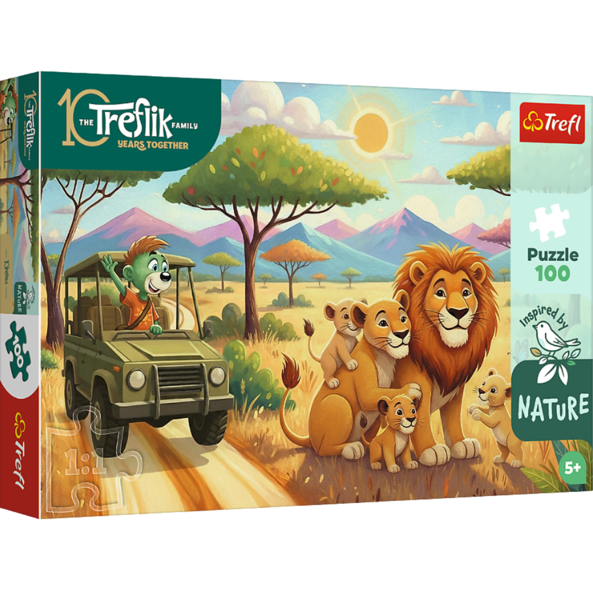 Puzzle - 100 - Lei - Familia Treflik - Trefl 16593