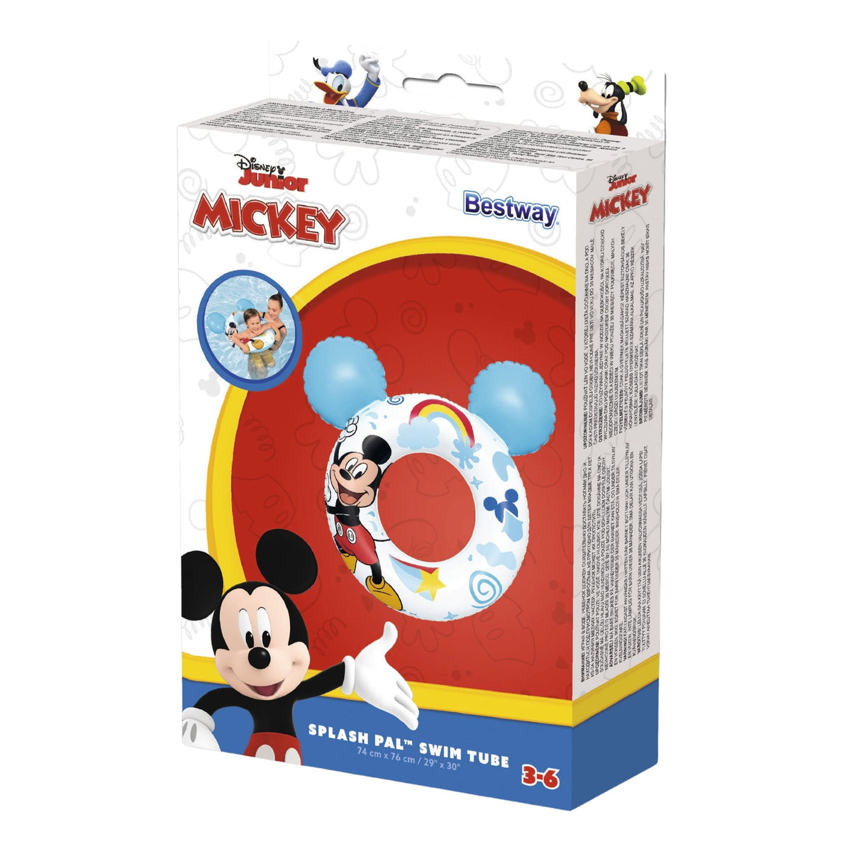 Mickey Mouse felfújható gyűrű füles gyerekeknek Blue Bestway 9102k