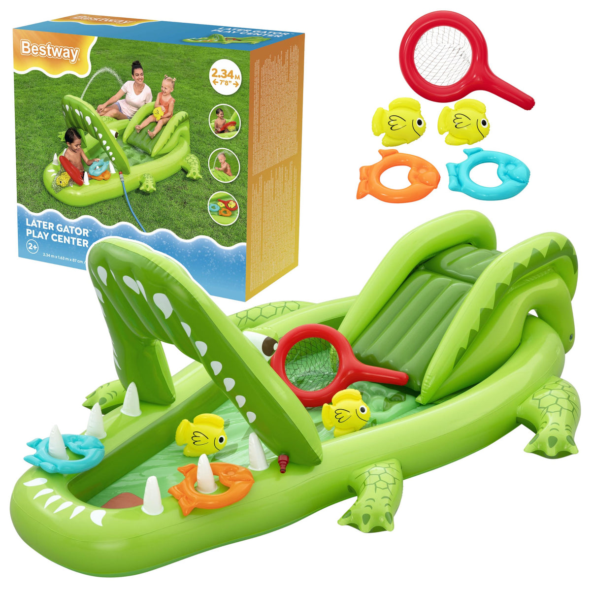 Clós Súgartha Uisce Le Accessories crogall Sleamhnán Bestway 53169