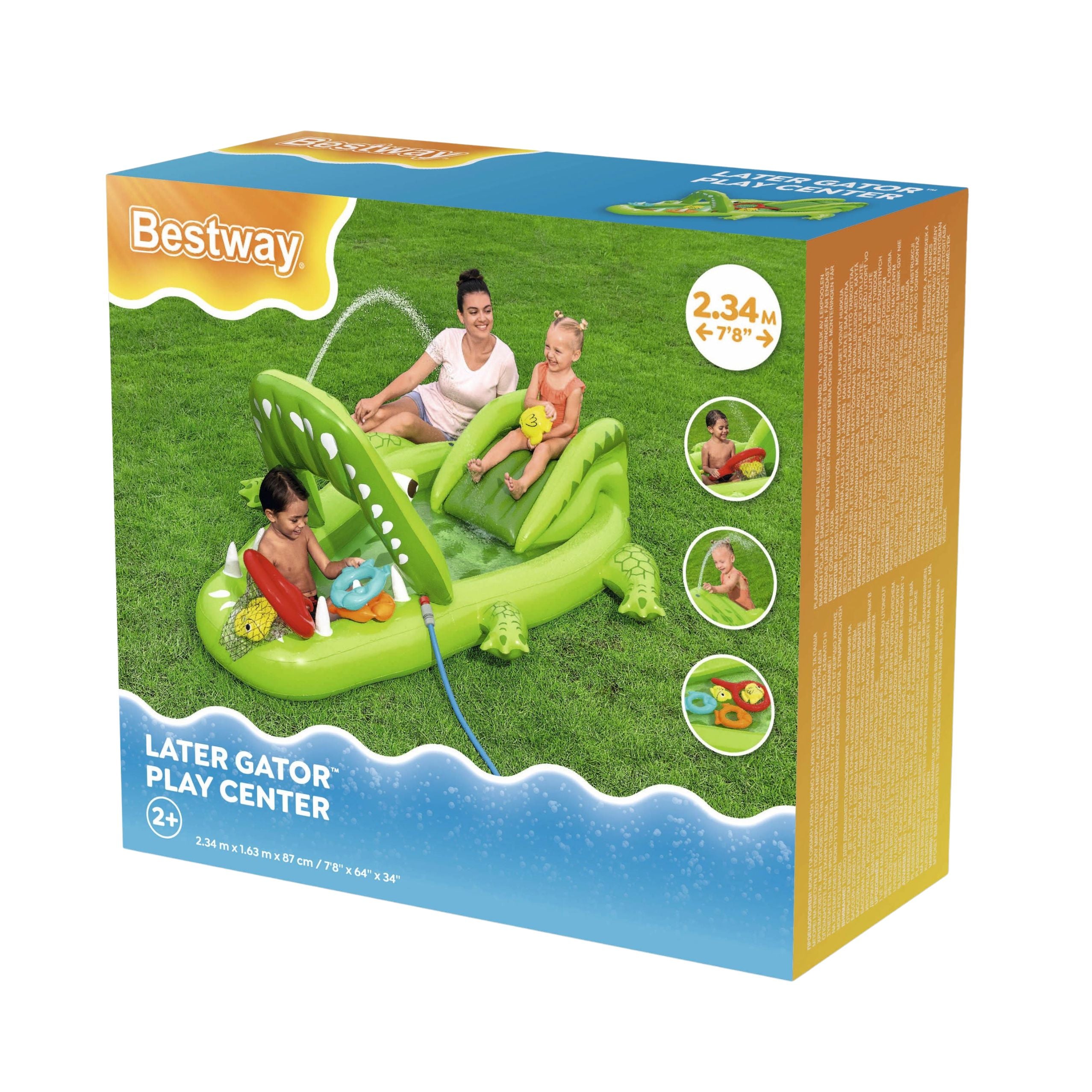 Water Playground With Slide Crocodile Accessories Bestway 53169