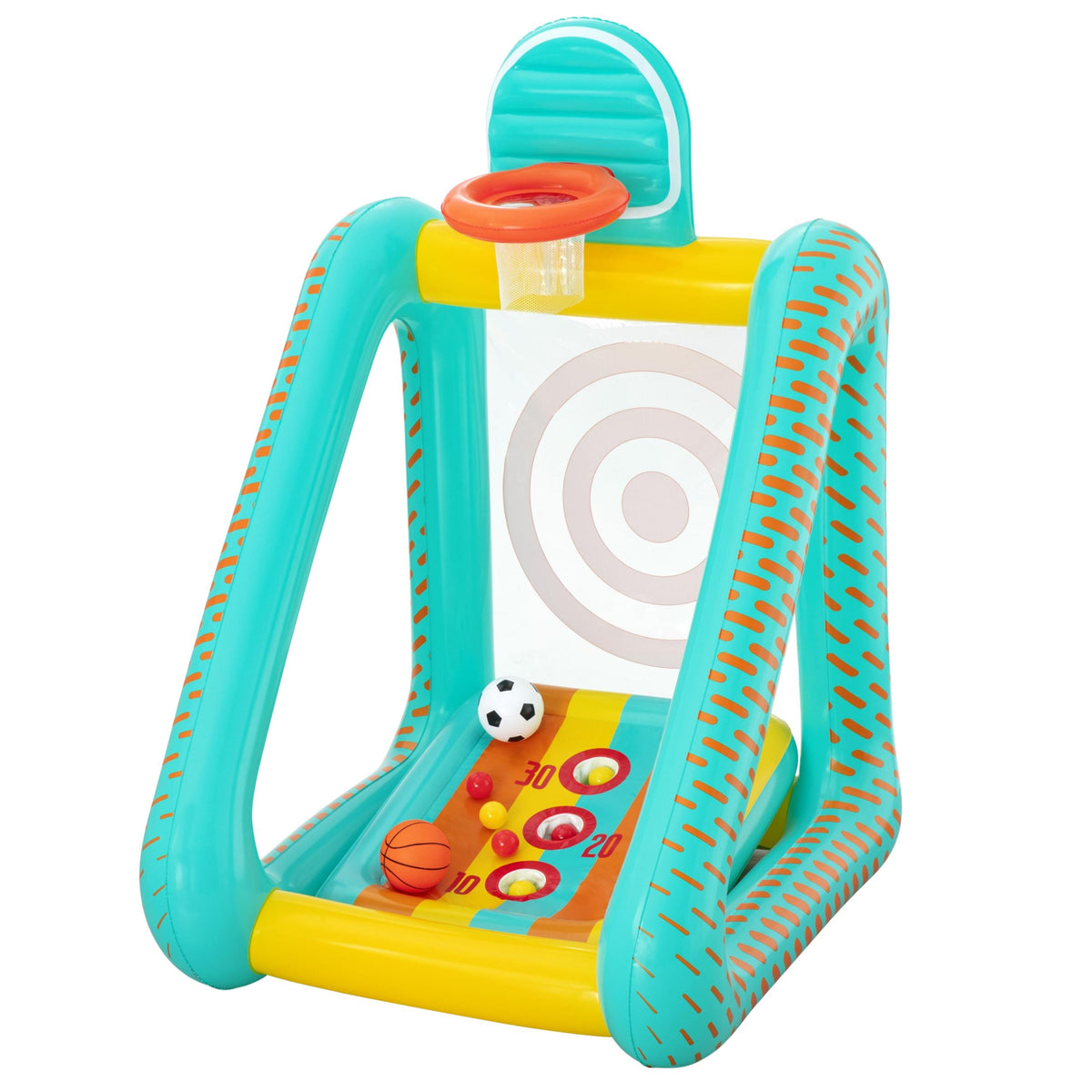 Inflatable Garden Game 3-in-1 Basketball Shooting Target Bestway 52813