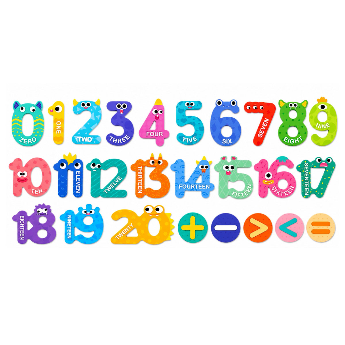 Magnetic Puzzles Activities And Numbers Activities Educational Magnets 26 Pcs.