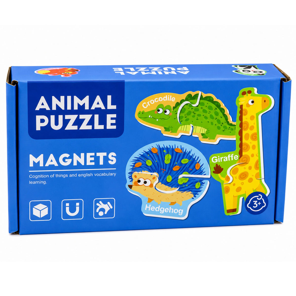 Puzzle magnetyczne Nauka zwierząt Magnesy na deski i lodówki 30 szt.