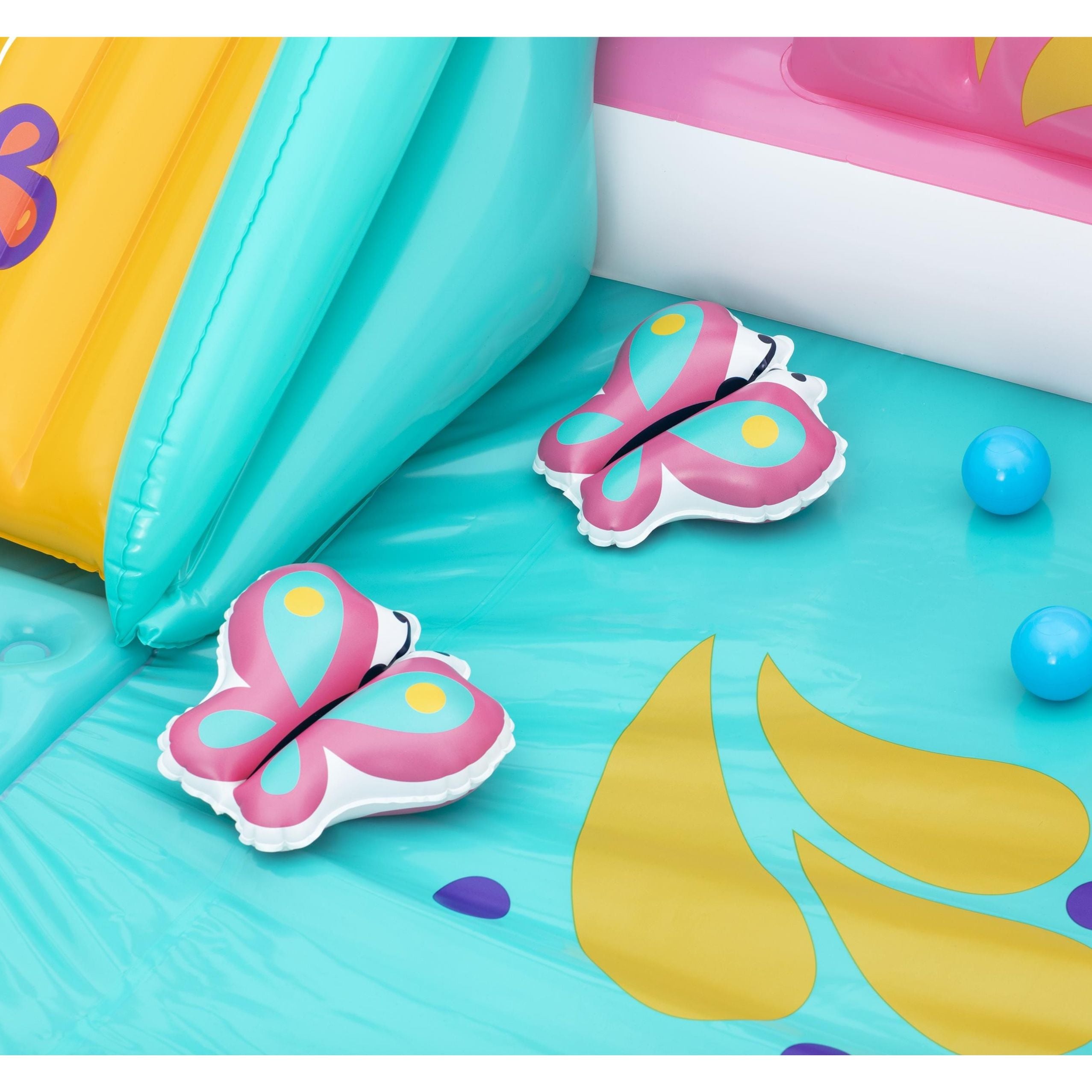 Water Playground With Slide Butterfly Pink Accessories Bestway 53175