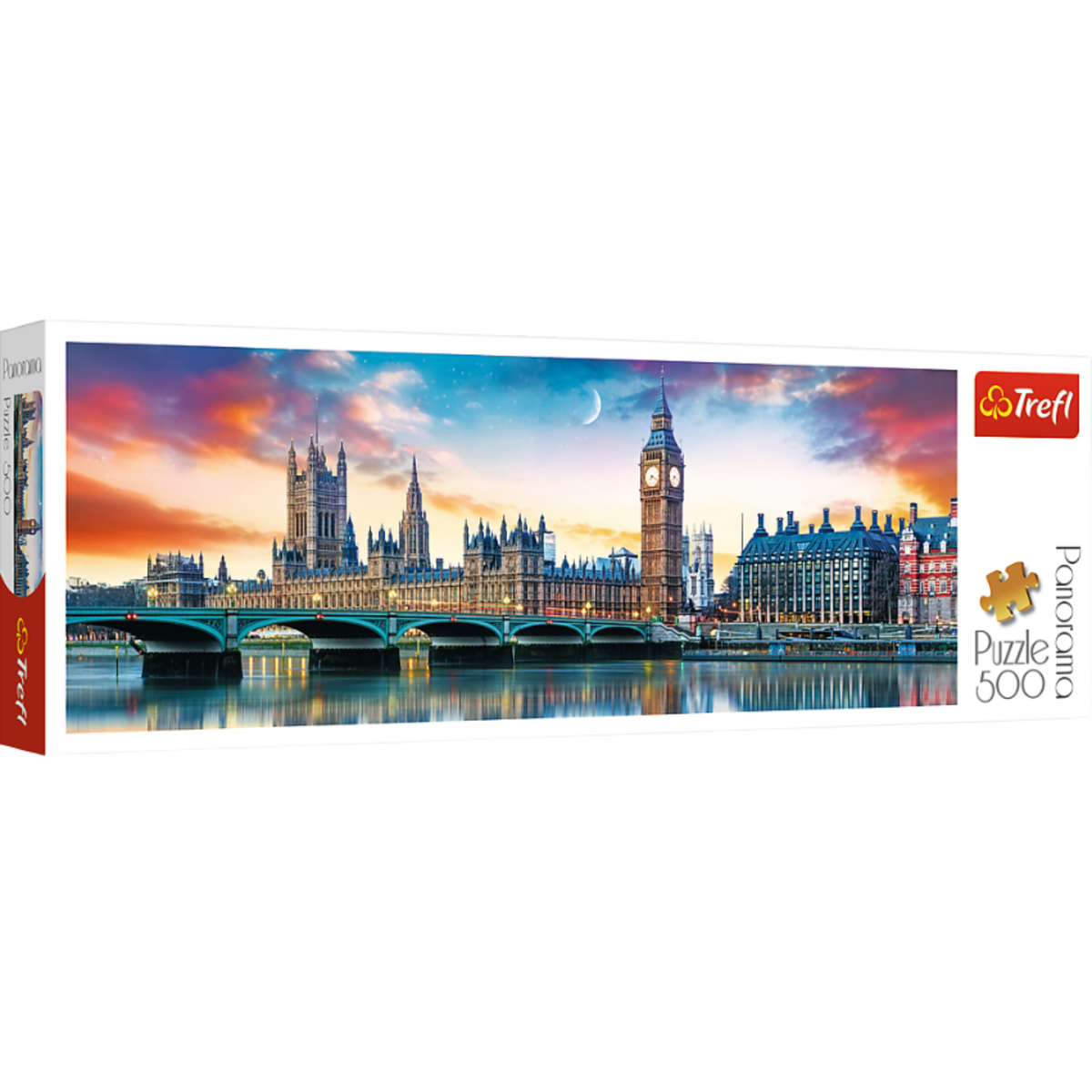 Puzzle - 500 - Panorama - Big Ben And The Palace Of Westminster London - Trefl 29507