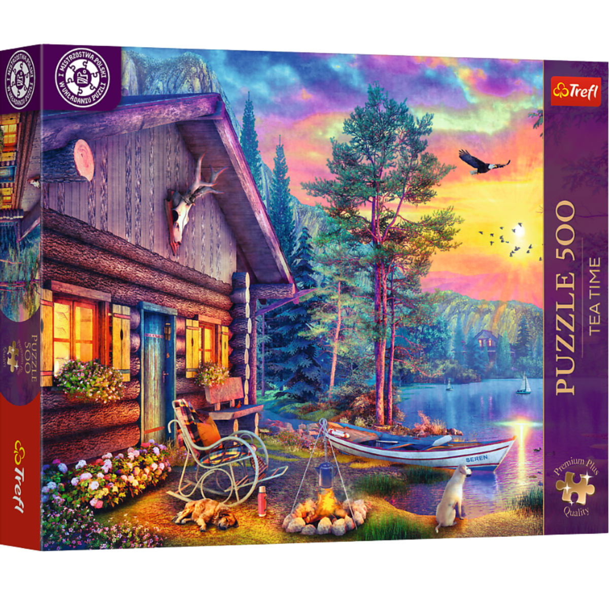 Puslespil - 500 - Tea Time: Harbor At Sunset - Trefl 37617