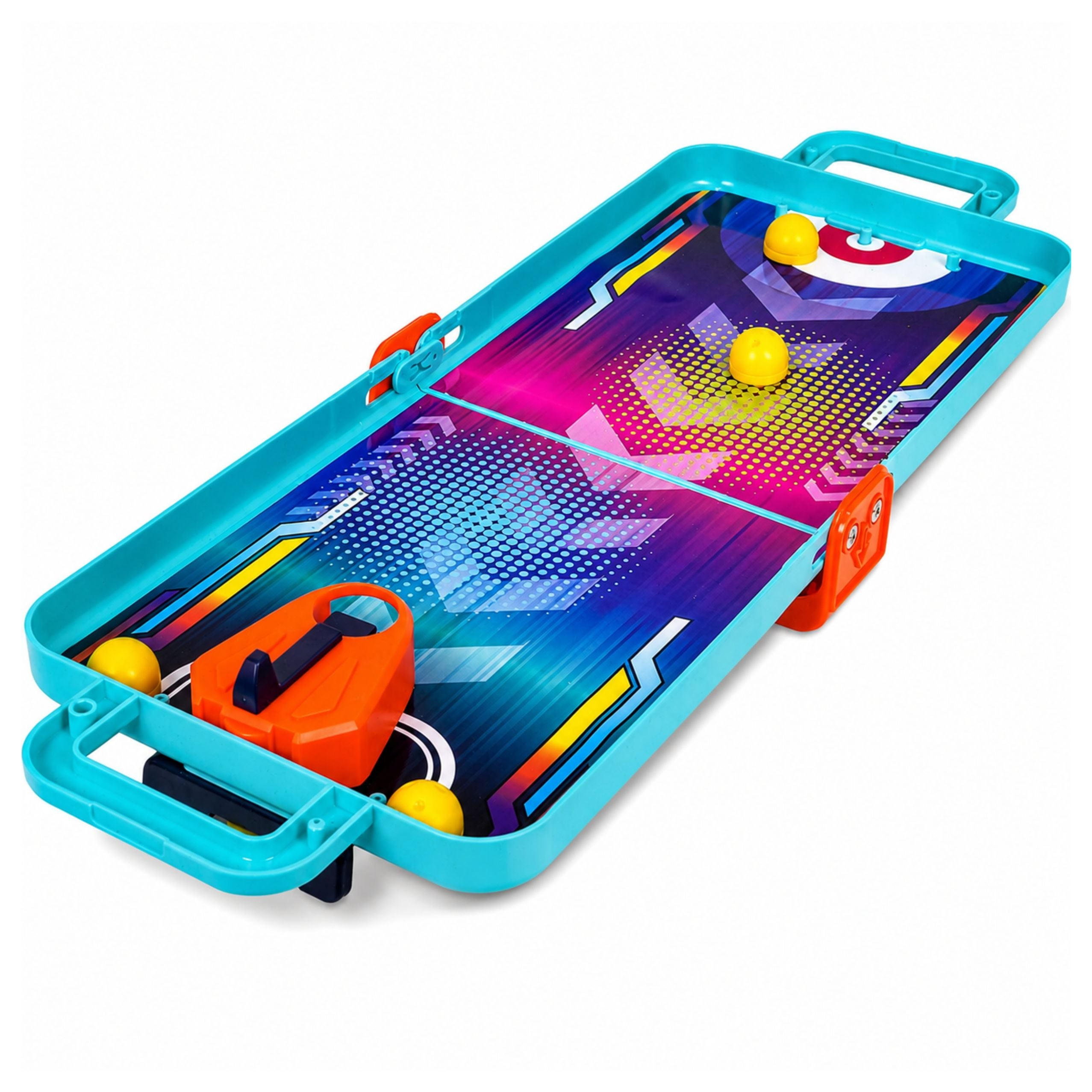 Mini Arcade Game 3 In 1 Basketball Pinball Bowling Portable Case