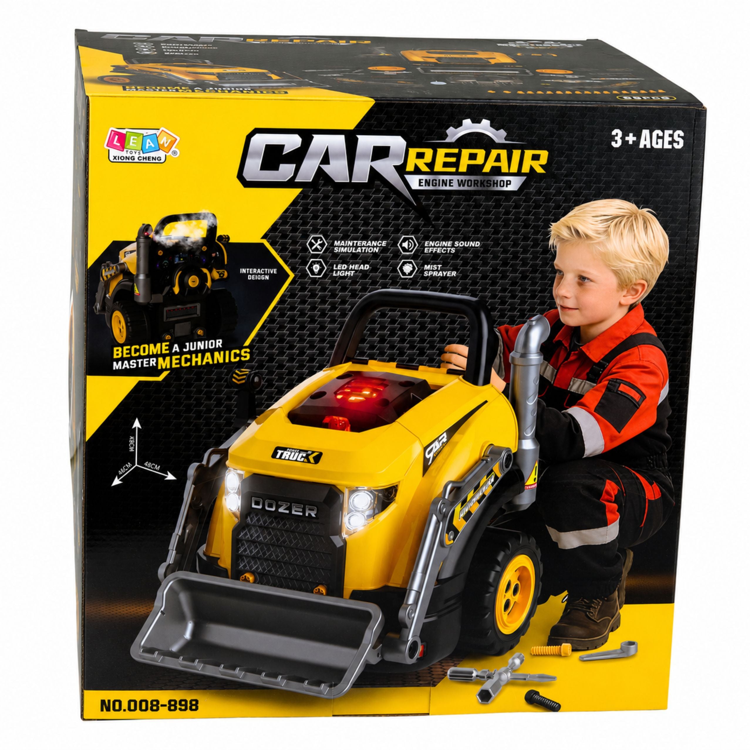 Bulldozer Excavator To Disassemble Little Handyman Lights Sounds Steam