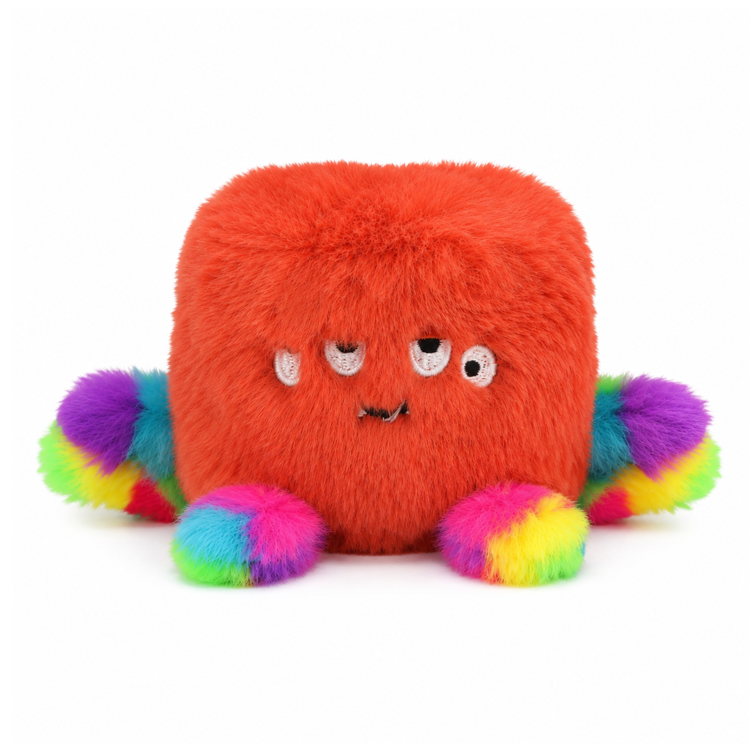 Plush Squishy Creature With Glitter Sensory Anti-stress Colorful 8cm