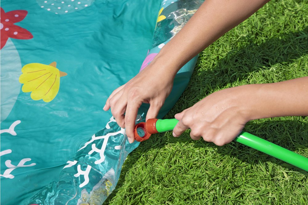 Inflatable Paddling Pool With A Fountain For Children 165 Cm Bestway 52487