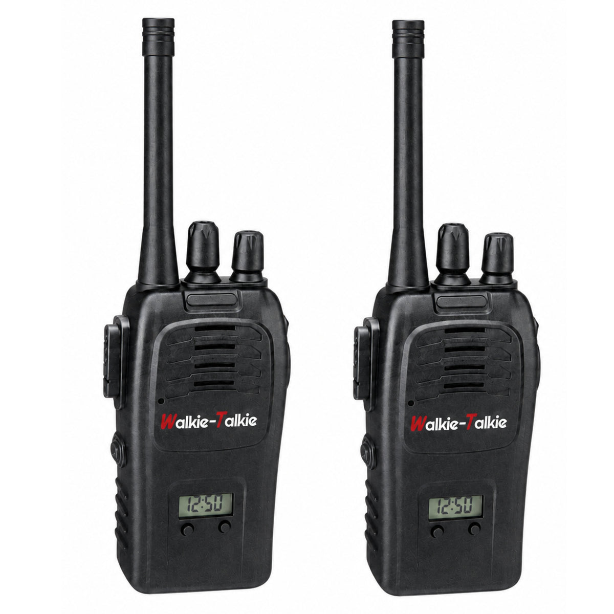 Walkie Talkie Usb Reducción De Ruido Negro Alcance 200m