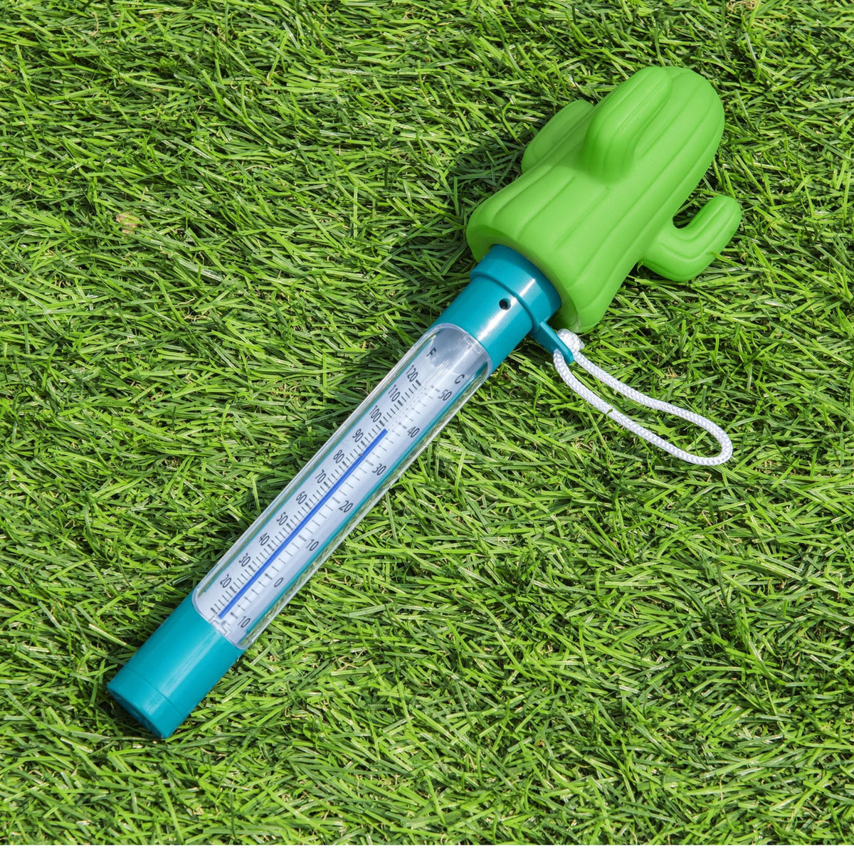 Bestway 58763 Floating Thermometer For Spa Pools Cactus Green