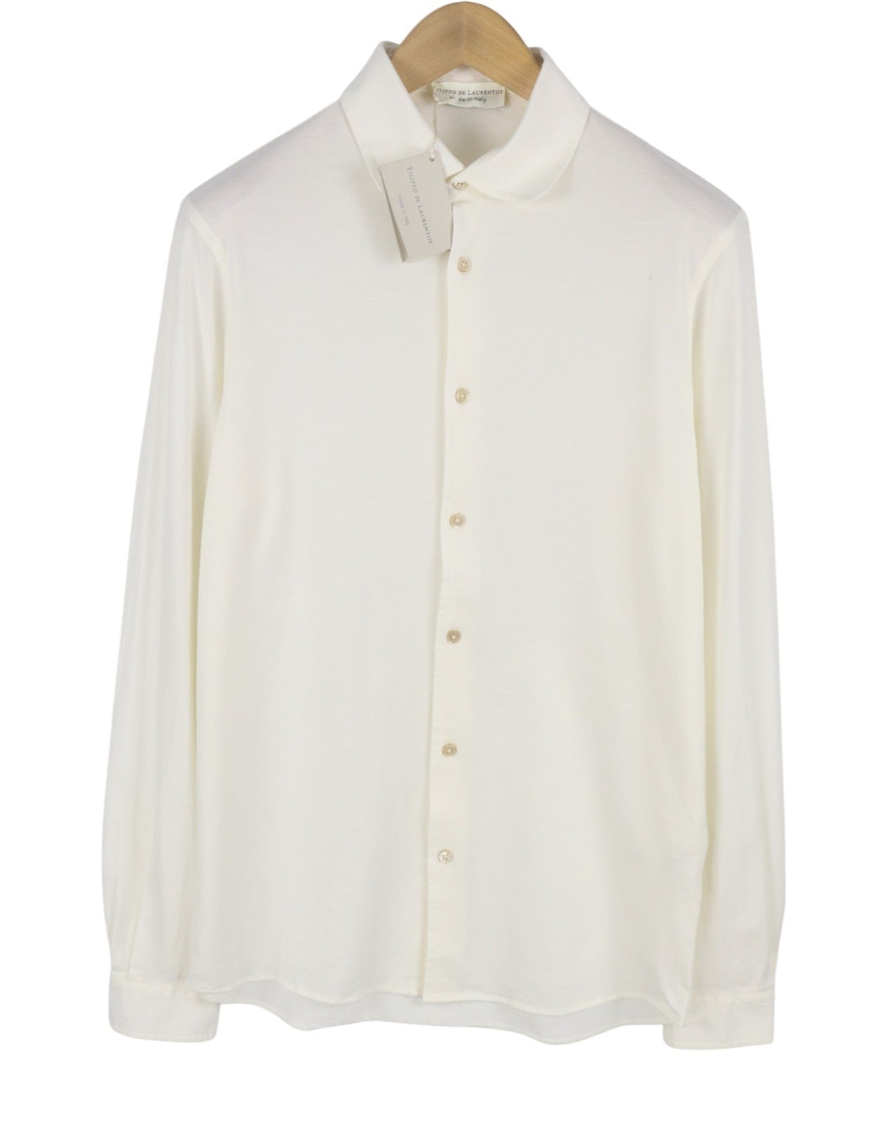 Camisa de algodón blanca