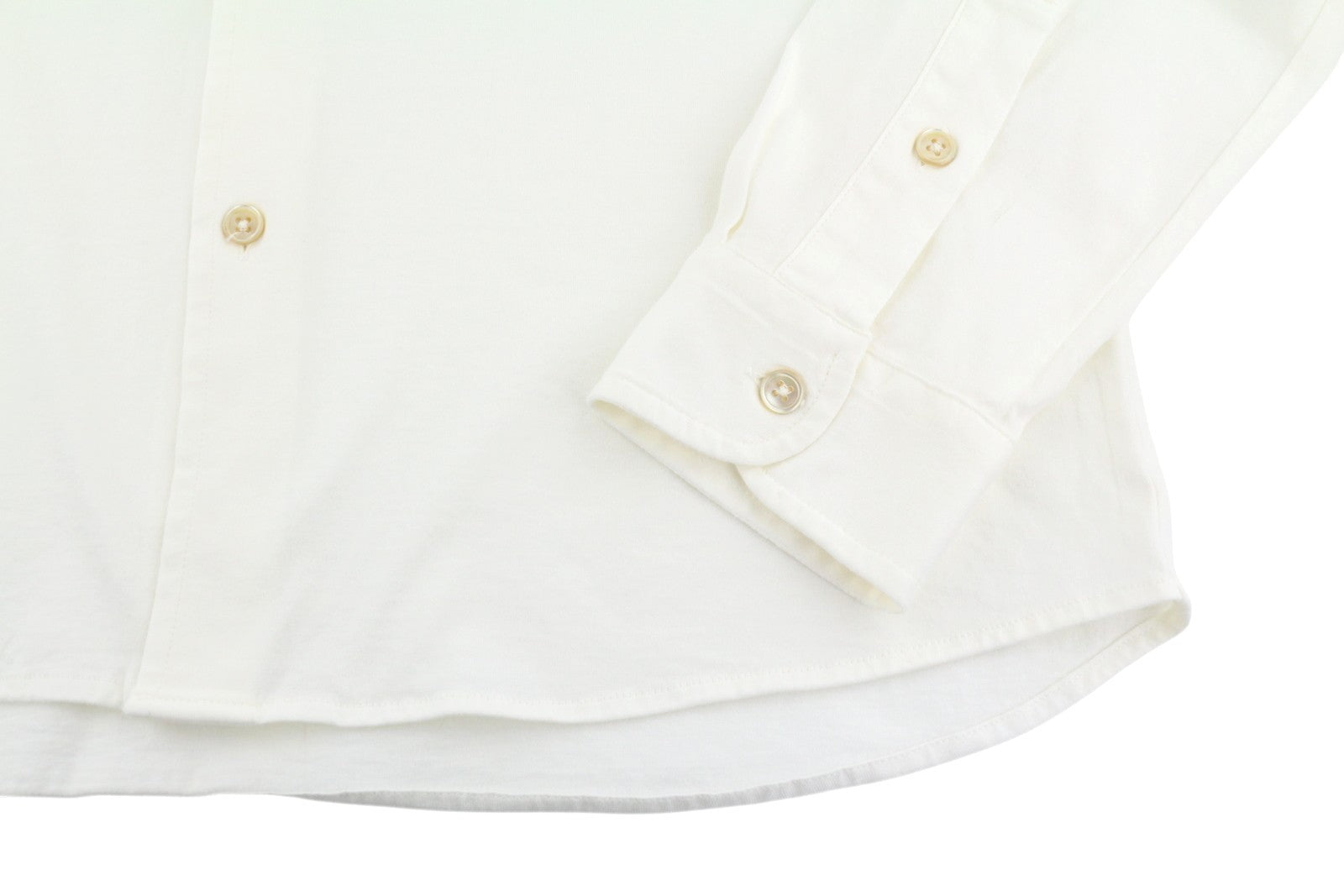 Camisa de algodón blanca