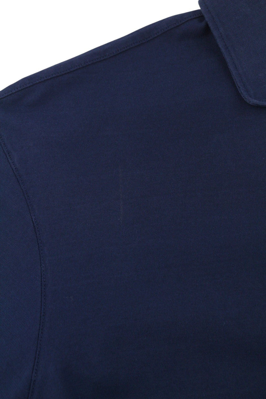 Camisa de algodón azul
