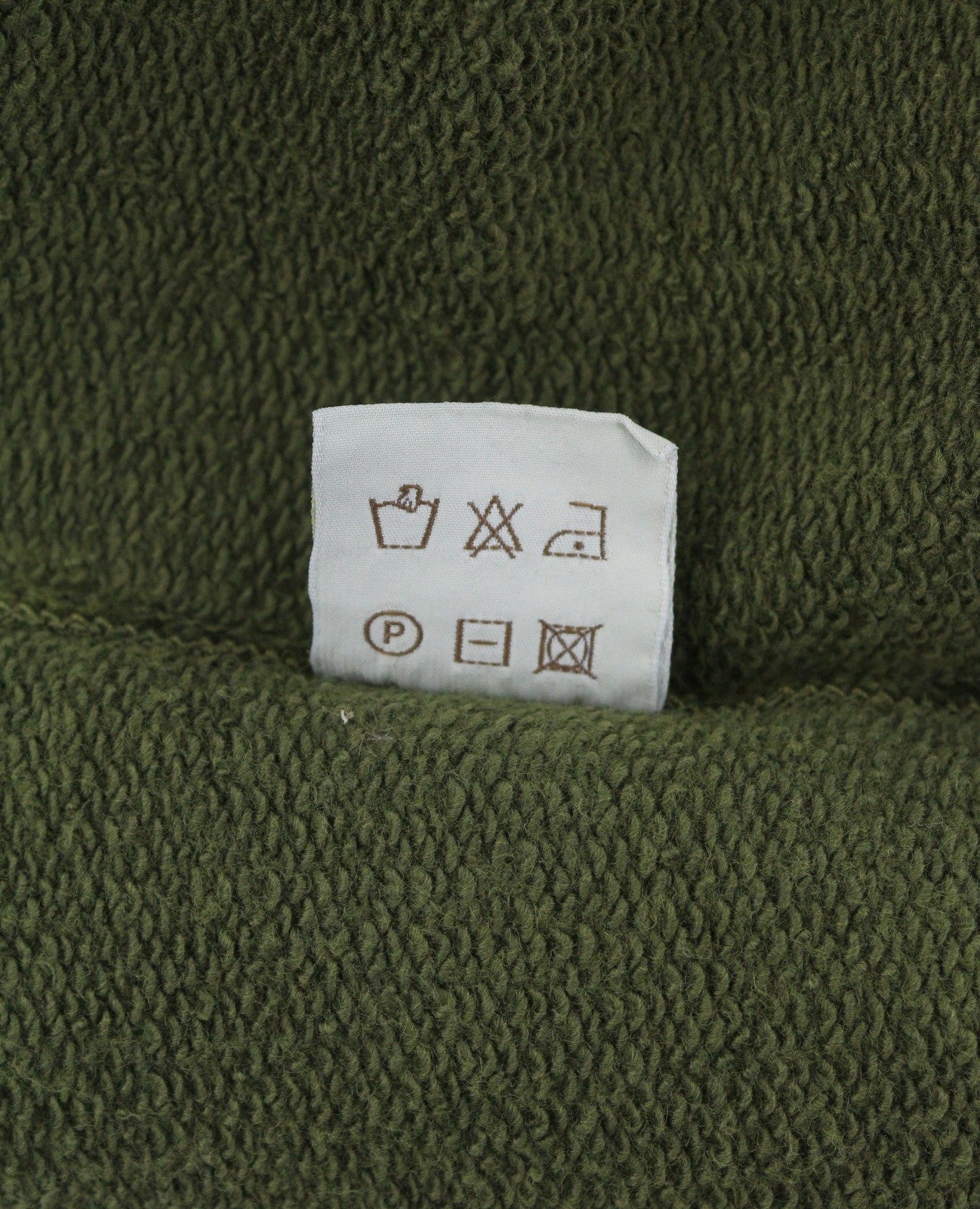 Sudadera de algodón verde