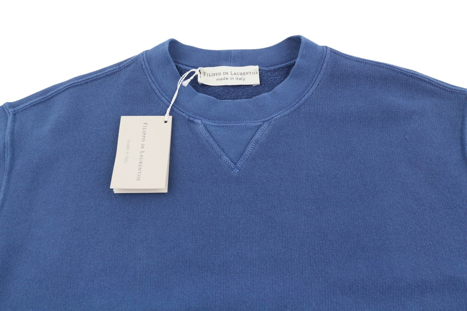 Sudadera de algodón azul