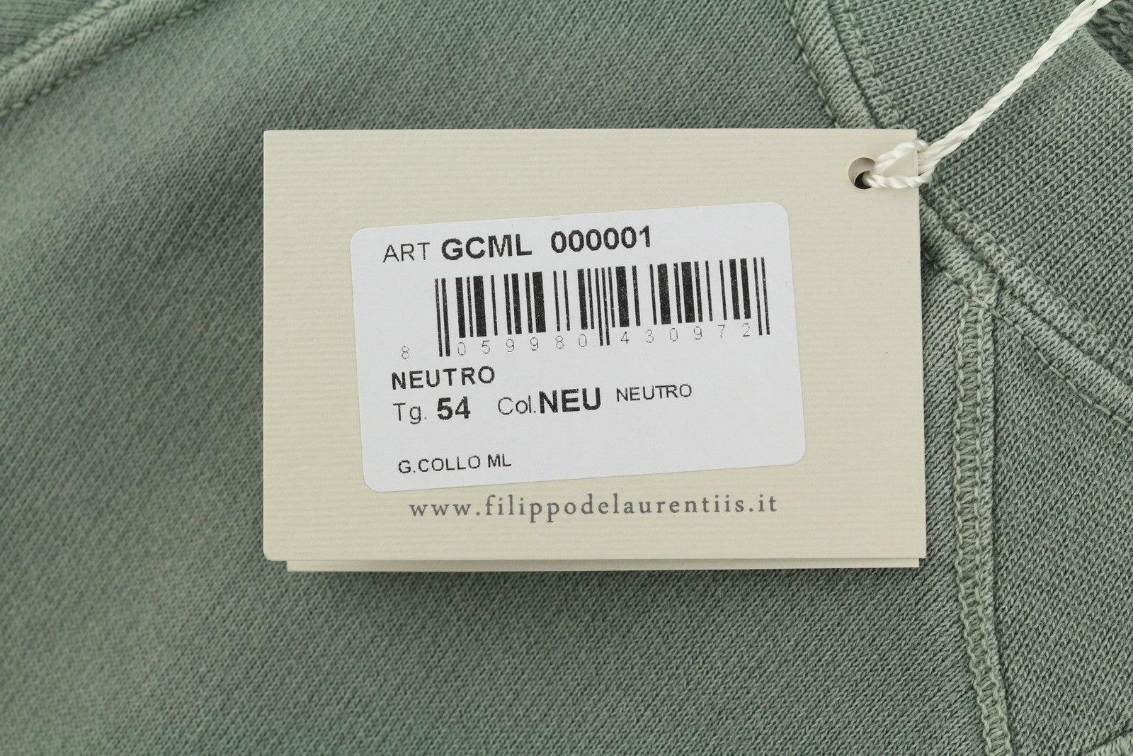 Sudadera de algodón gris