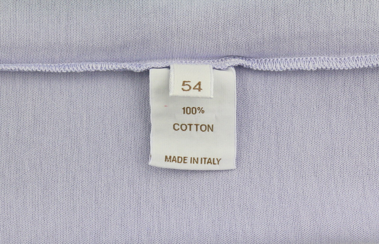 Camiseta de algodón violeta