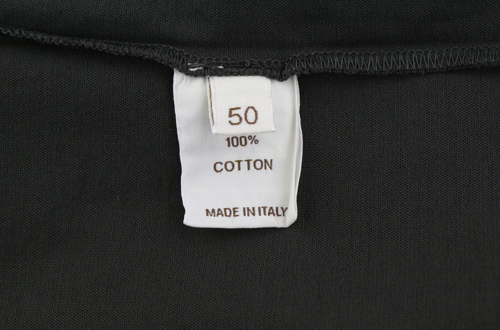 Zwart katoenen T-shirt