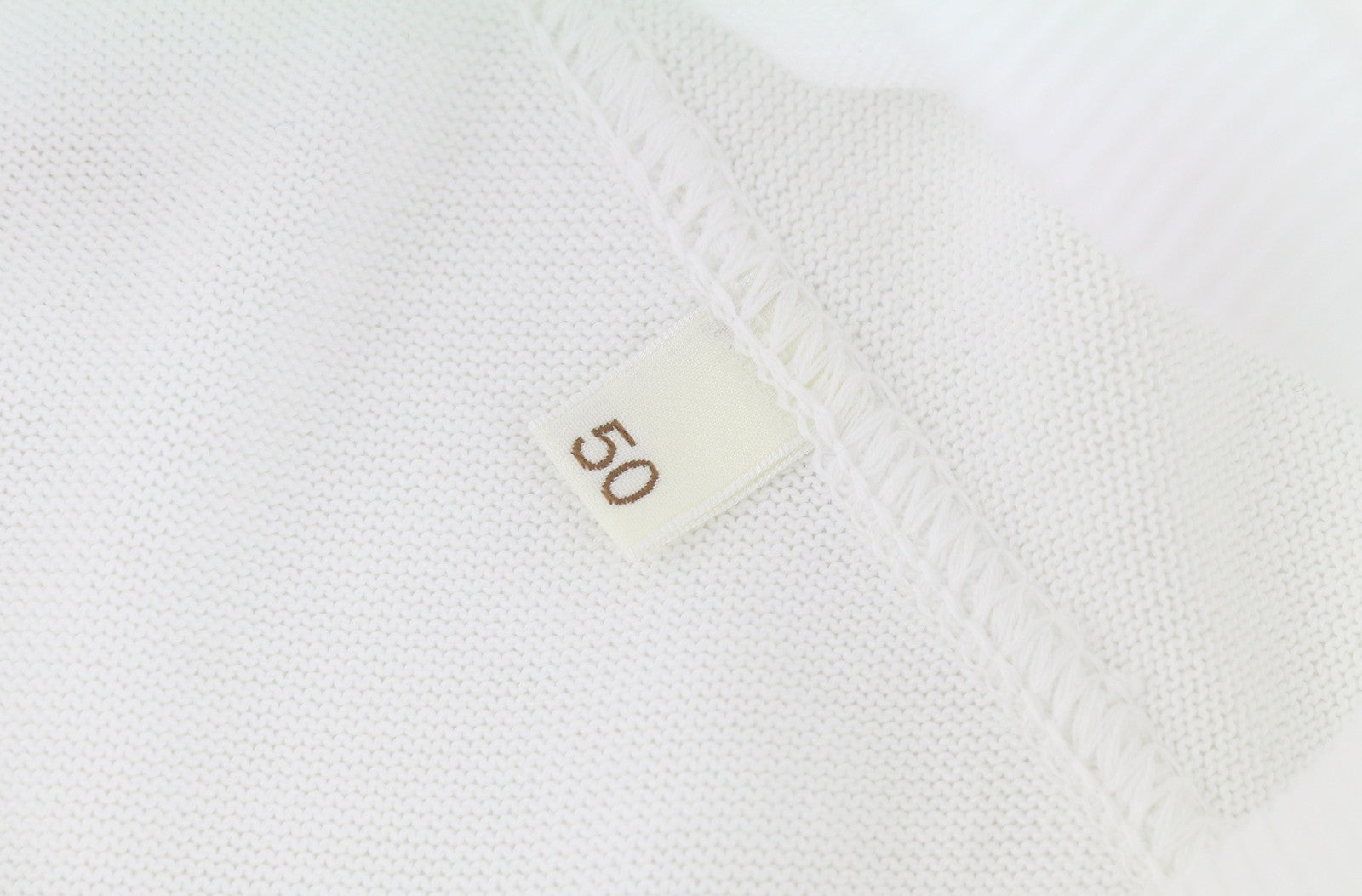 Jersey de algodón blanco