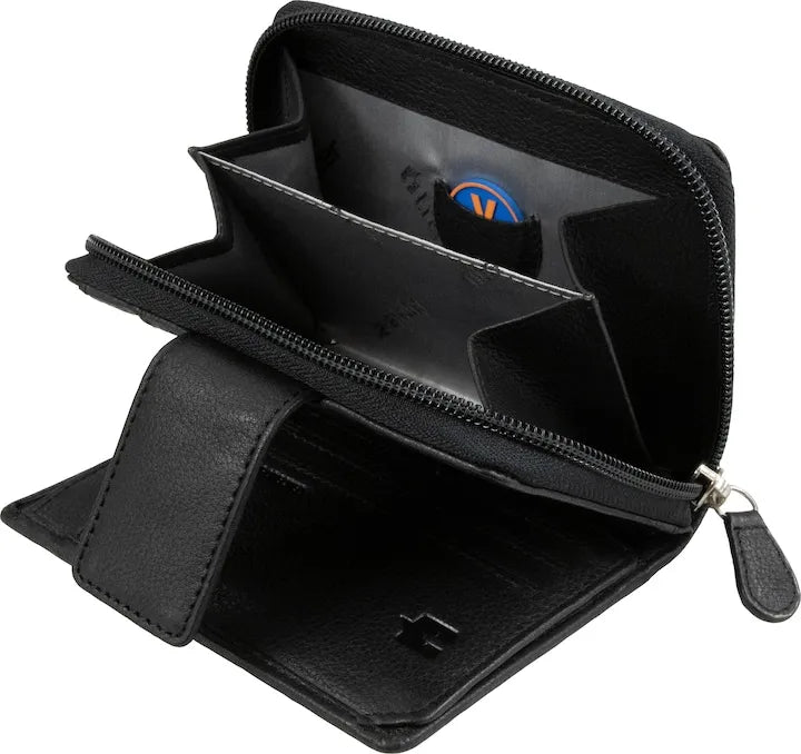 Women's Wallet Traveller Pronature Natural Black