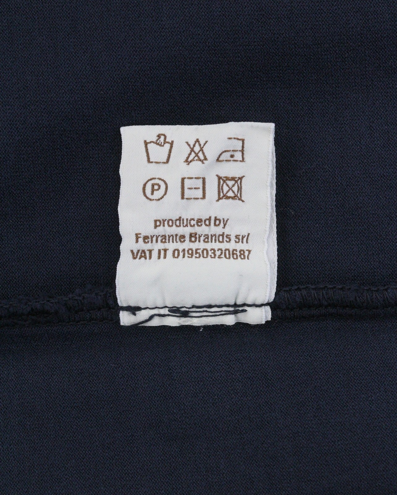 Camiseta de algodón azul