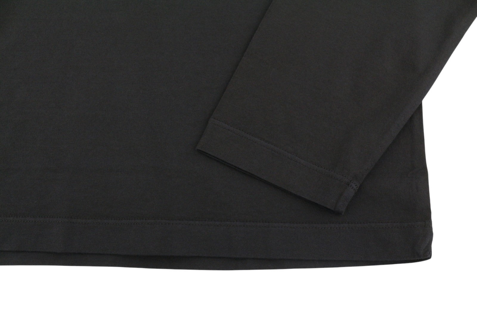 Zwart katoenen T-shirt