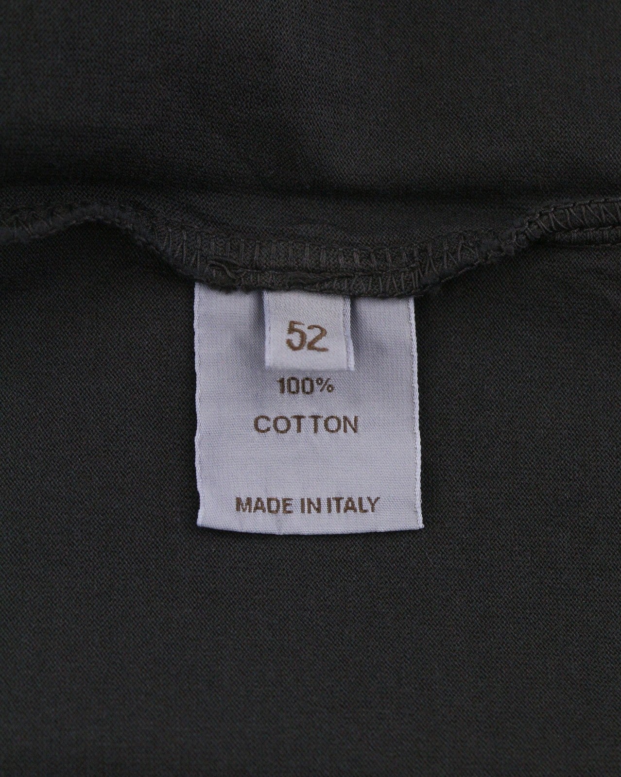 Zwart katoenen T-shirt