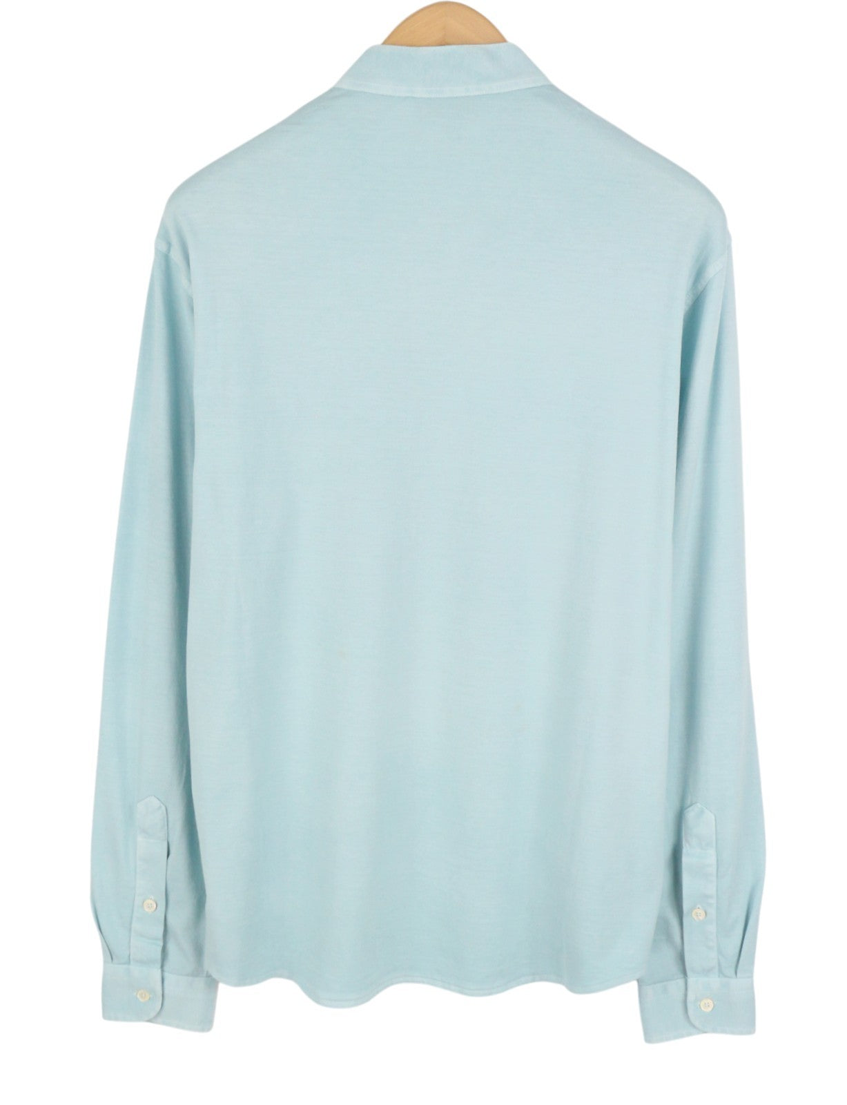 Camiseta de algodón azul