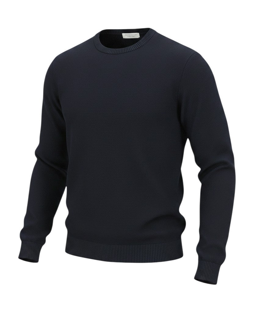Jersey de algodón azul