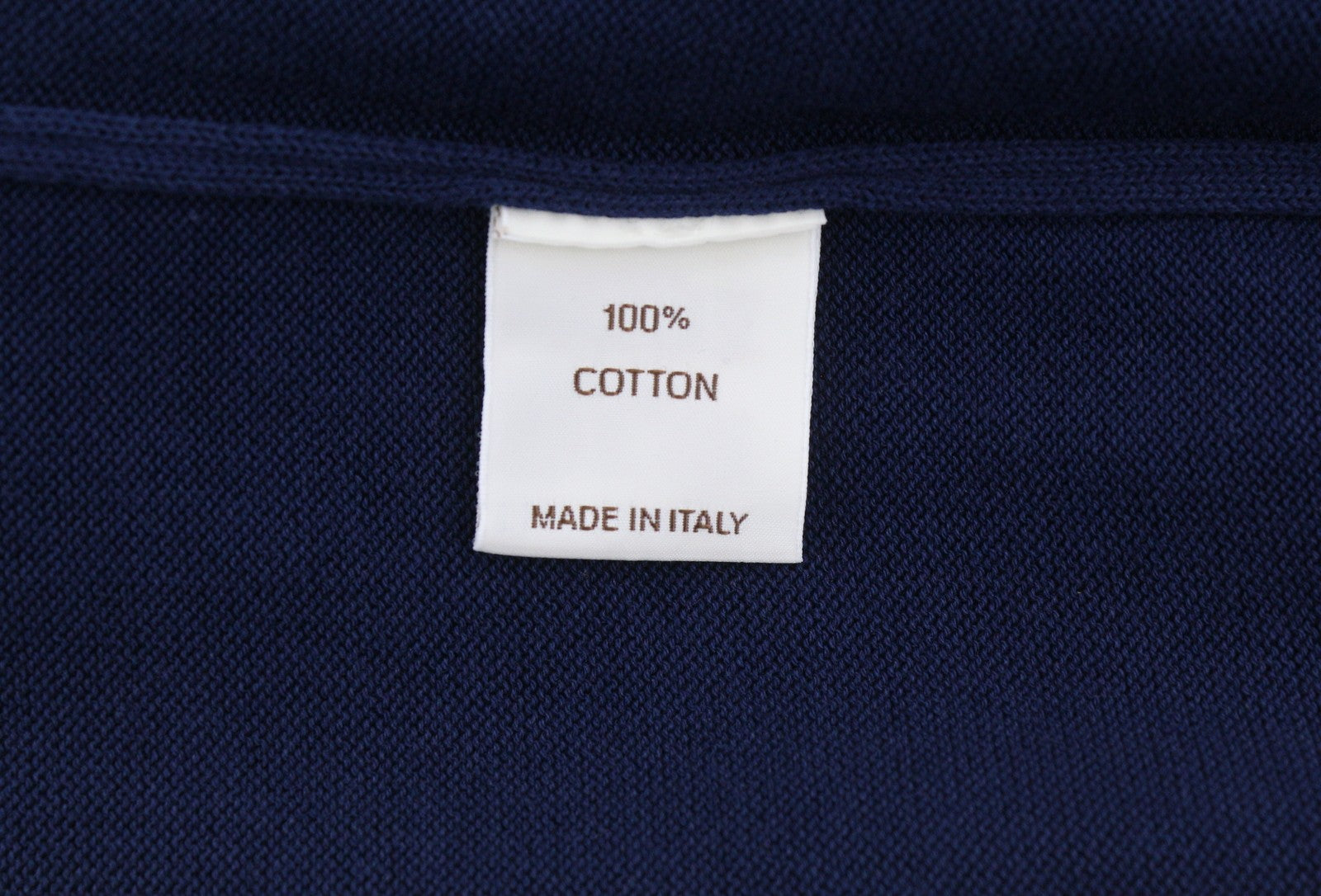 Jersey de algodón azul